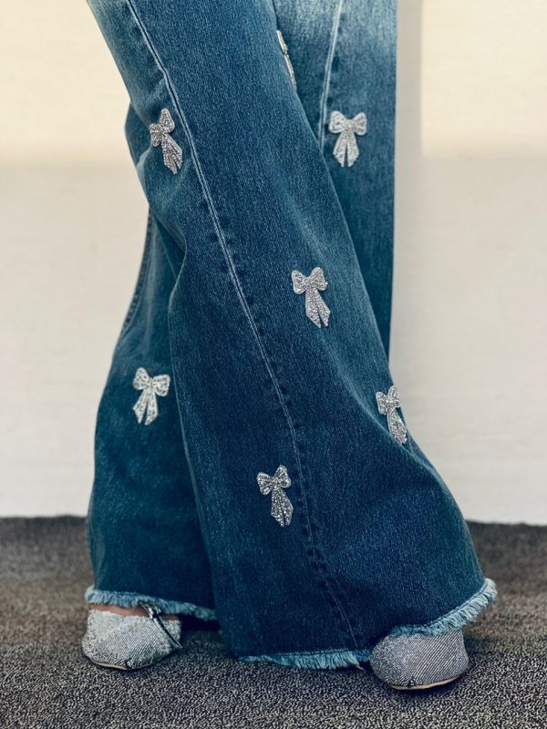 Bowknot Diamond Trendy Jeans