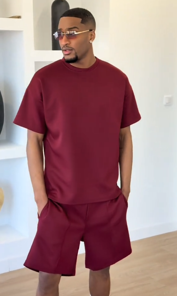 Men's Comfortable T-shirt & Short Set