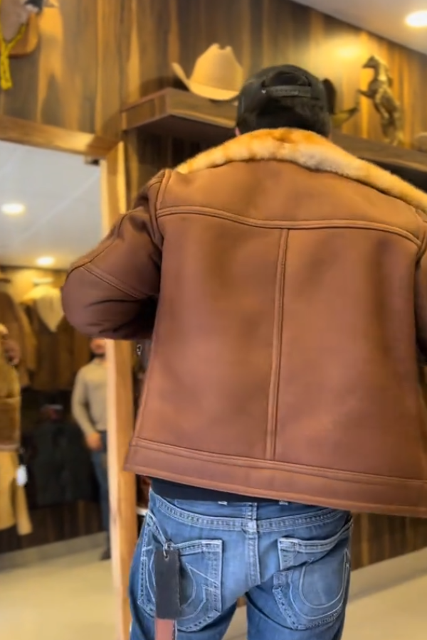 Men's Faux Leather Jacket
