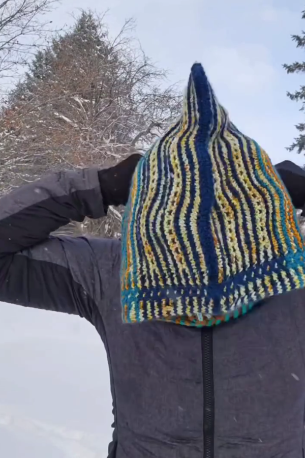 Woolen Mask Knitted Hood Hat