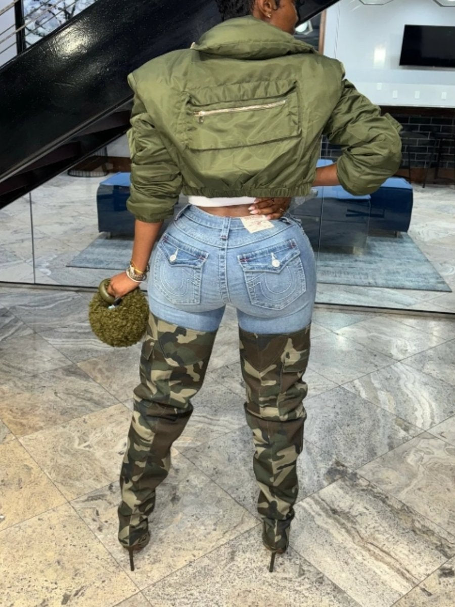 The Olive Bomber Jacket