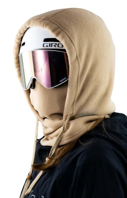 Outdoor Riding and Skiing Fleece Hood