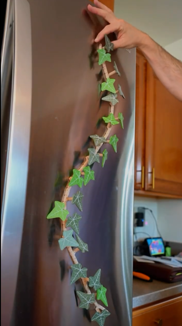 Butterfly & Vine Fridge Magnet