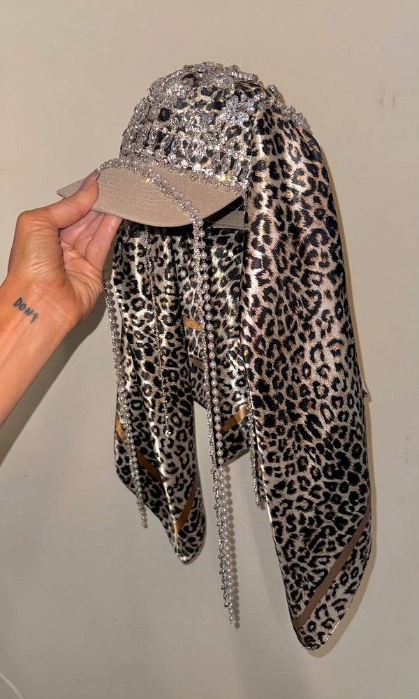 Leopard Diamond Scarf-Hats