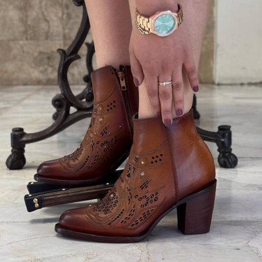 Women's Genuine Leather Ankle Boots