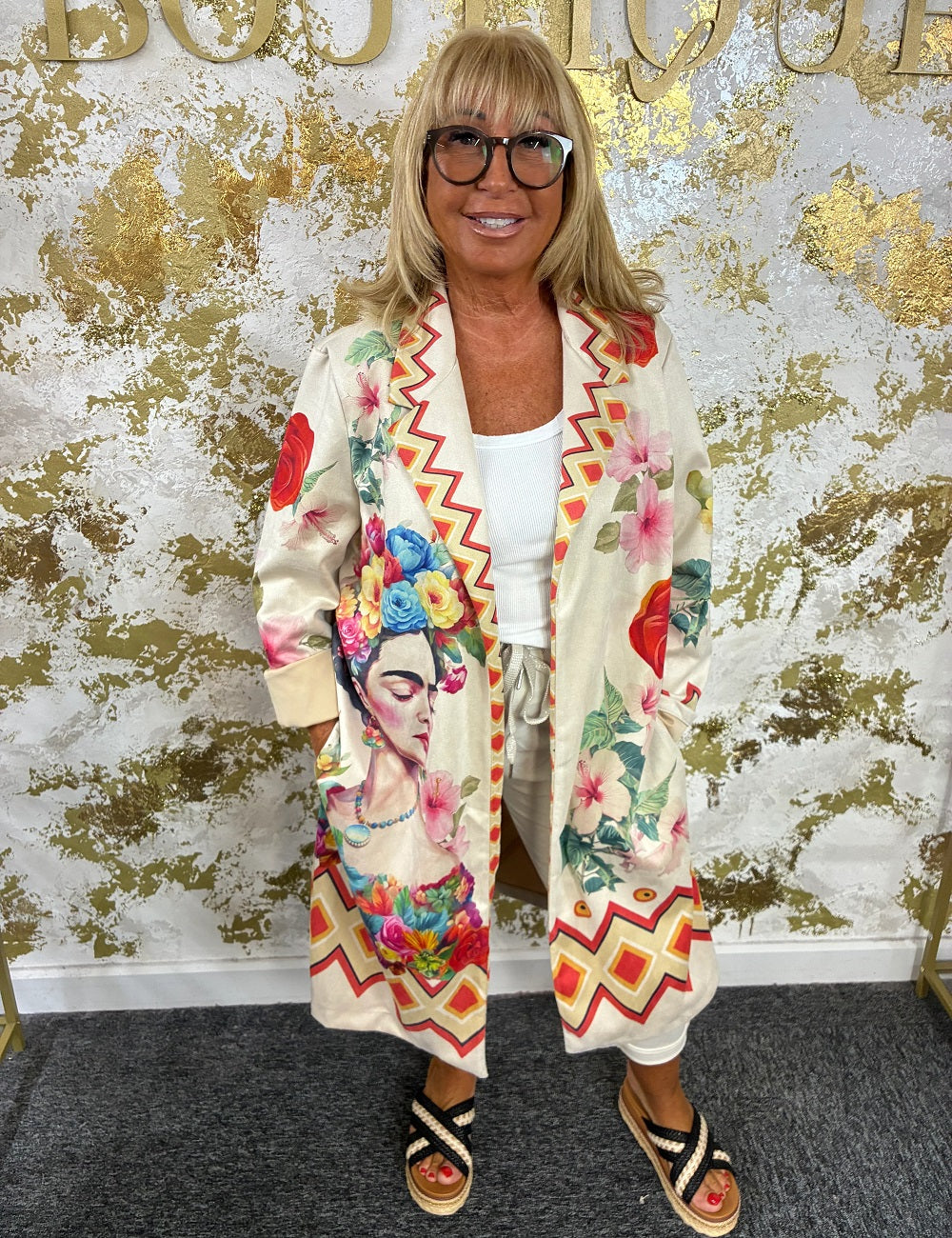 The  Soft Frida Long Jacket
