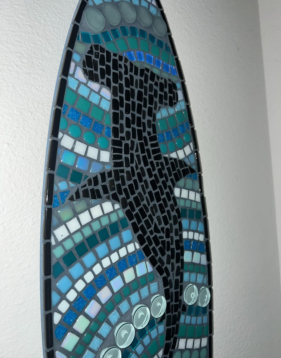 Mosaic Hammerhead Shark Wall Art