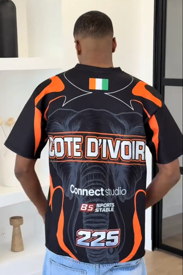 "225 COTE D'IVOIRE" T-shirt
