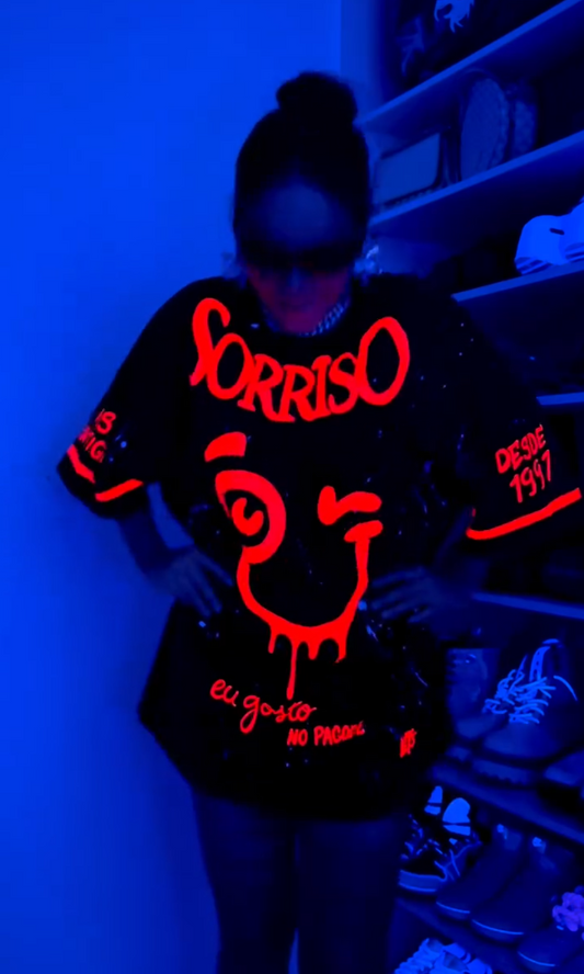 Fluorescent Smile T-Shirt
