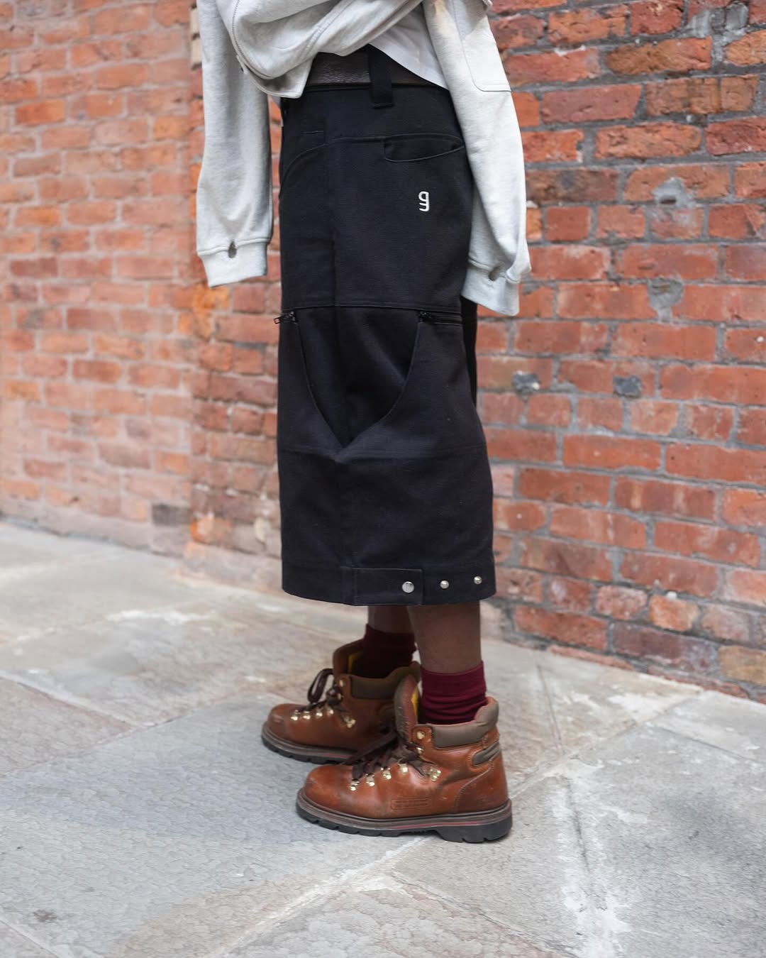 Adjustable Length Casual Versatile Zip-up Cargo Trousers