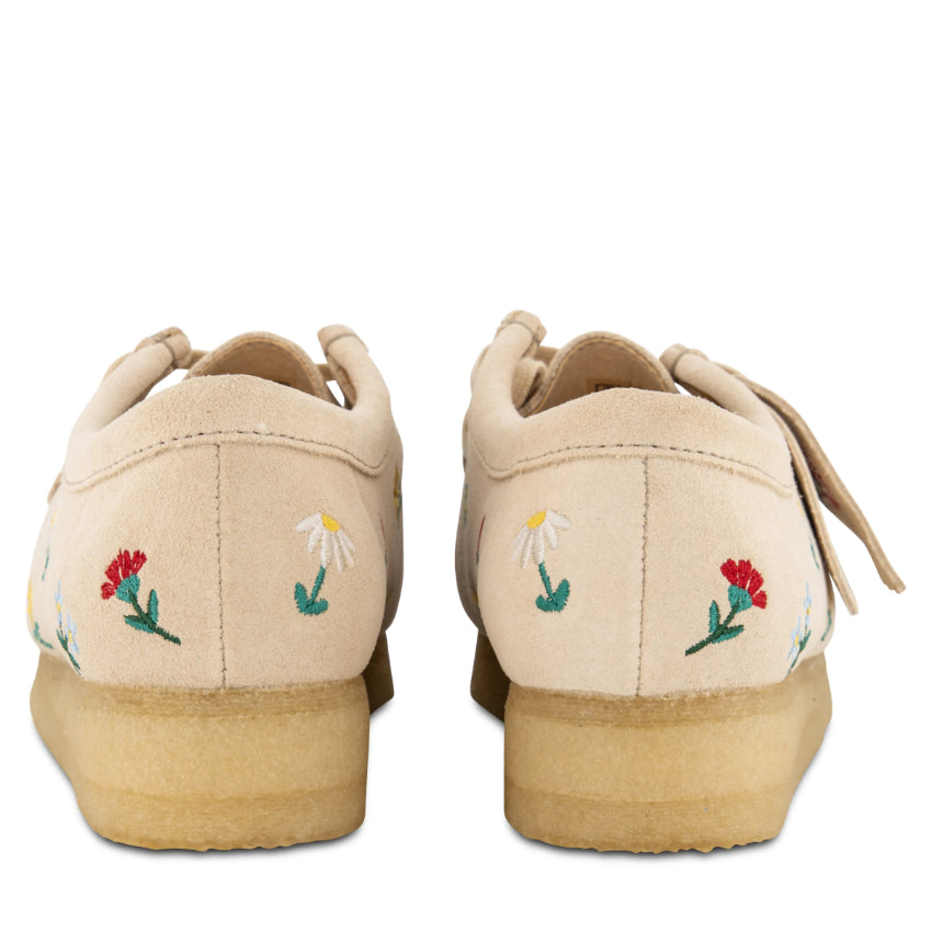 Comfortable Suede Floral Leather Shoes