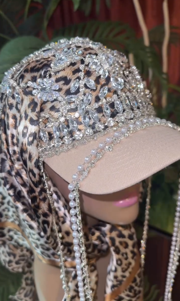 Leopard Diamond Scarf-Hats