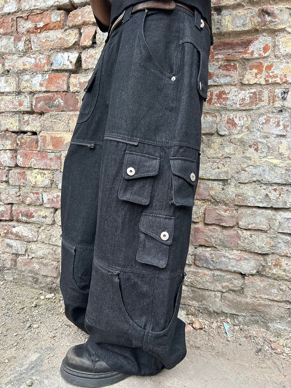 Stylish Detachable Baggy Jeans