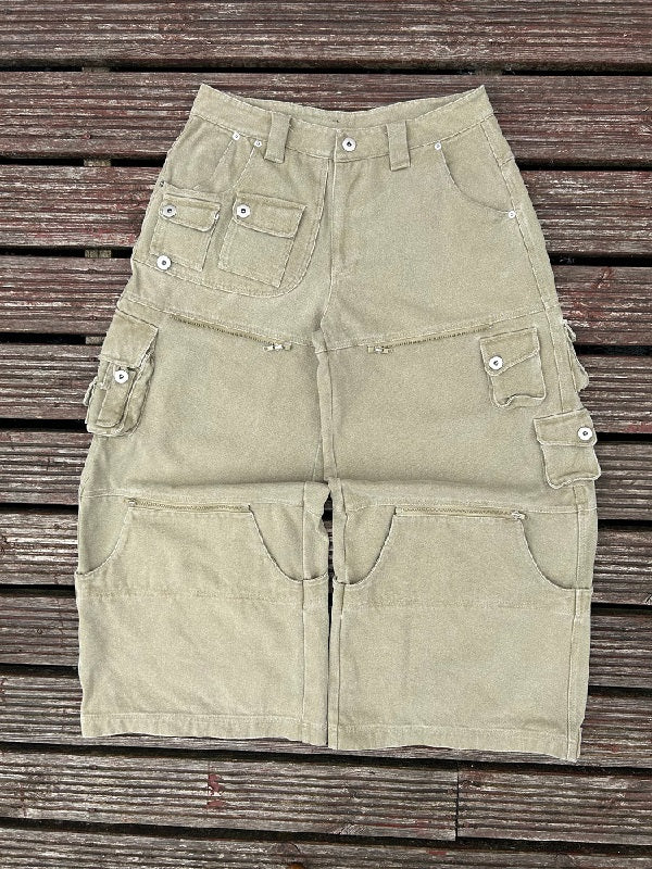 Stylish Detachable Baggy Jeans