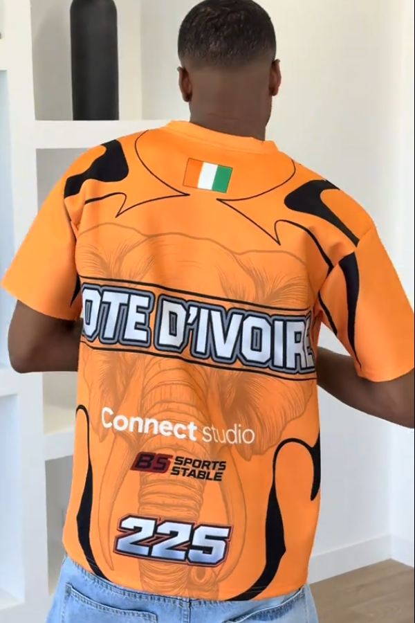 "225 COTE D'IVOIRE" T-shirt