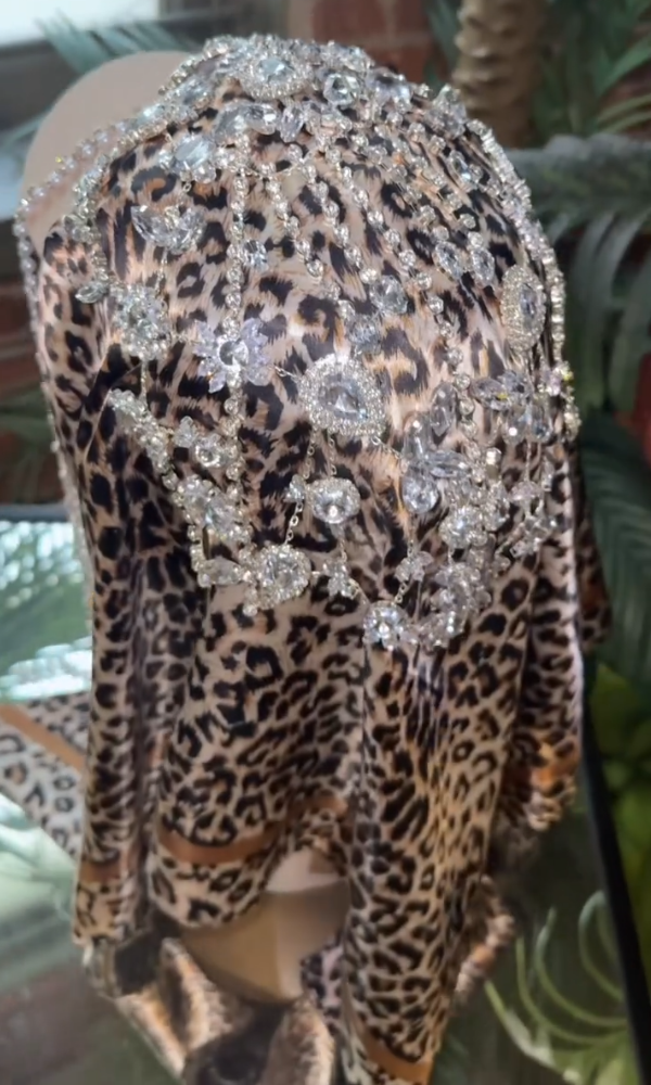 Leopard Diamond Scarf-Hats