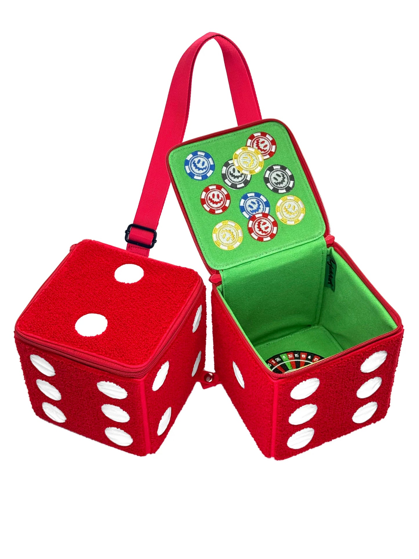 Trendy Gold Coin Dice Bag