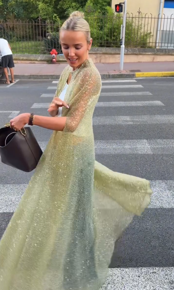 Sequin Casual Caftan