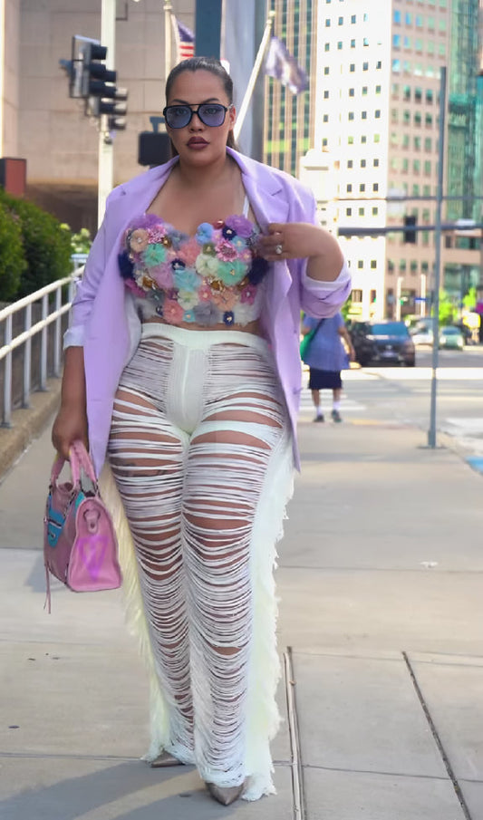 Flower Bomb Bustier Top