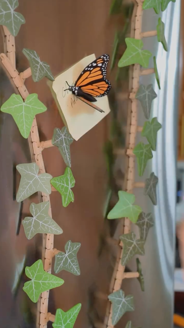 Butterfly & Vine Fridge Magnet