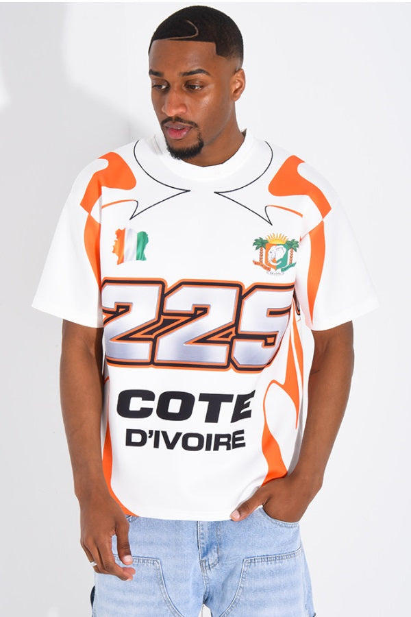 "225 COTE D'IVOIRE" T-shirt
