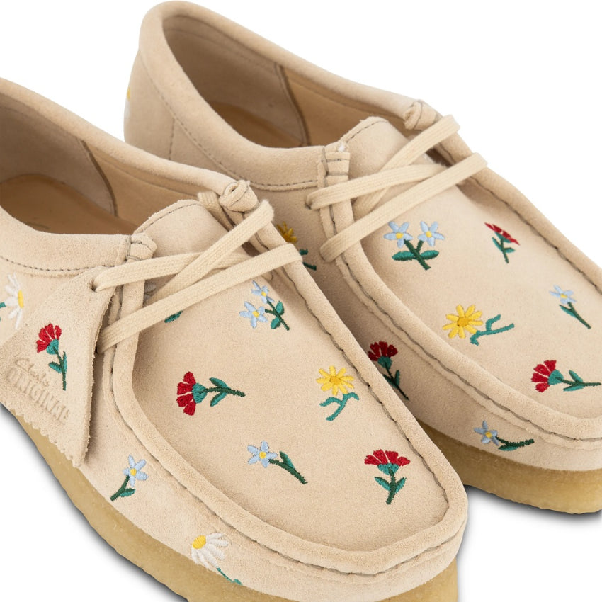 Comfortable Suede Floral Leather Shoes