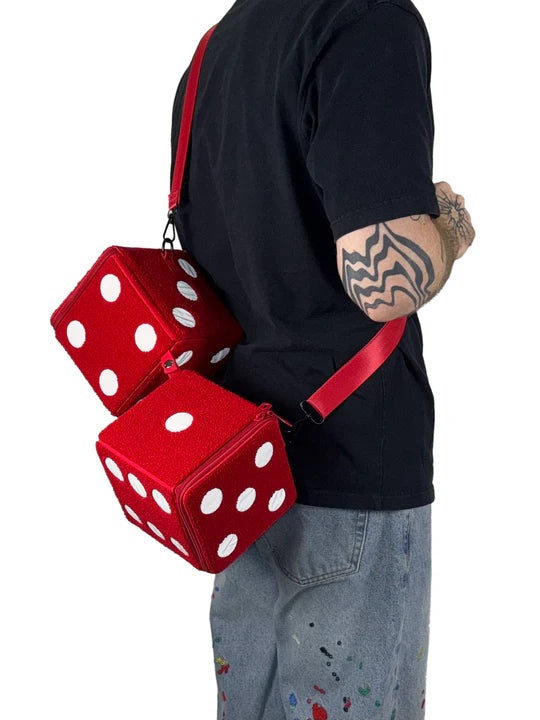 Trendy Gold Coin Dice Bag