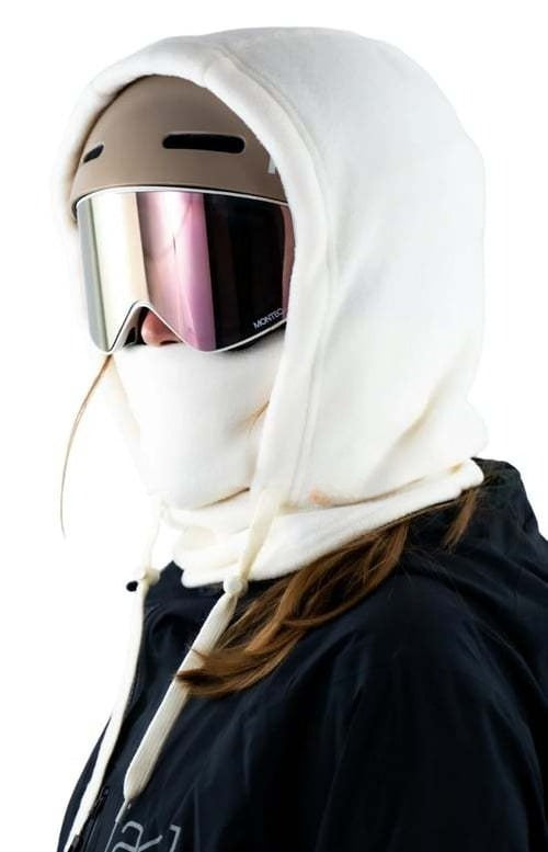 Outdoor Riding and Skiing Fleece Hood