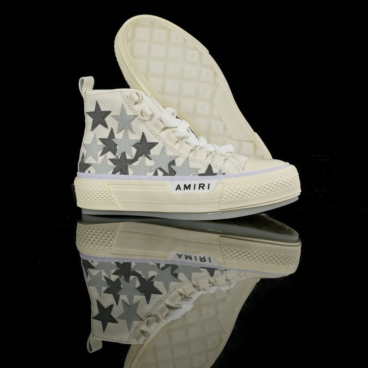 Embroidered Star Casual High-Top Canvas Shoes