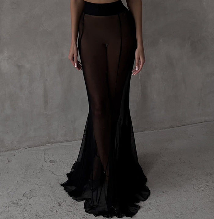 Long Sleeve Satin Comfort Blazer & Skirt