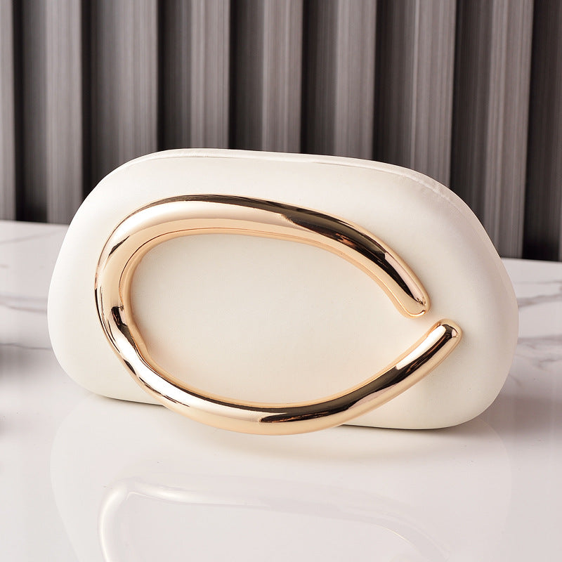 Vintage Buckle Box Bag