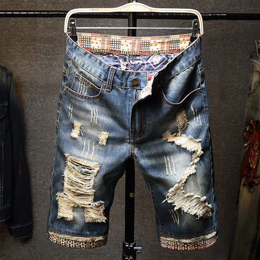 Men's Trendy Denim Shorts