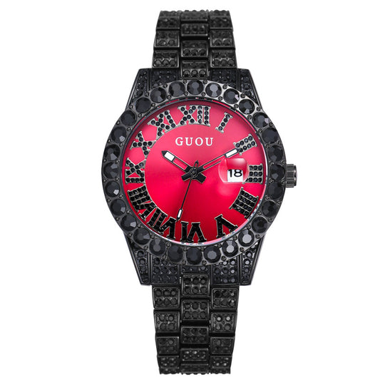 Shiny Diamond Waterproof Quartz Watch