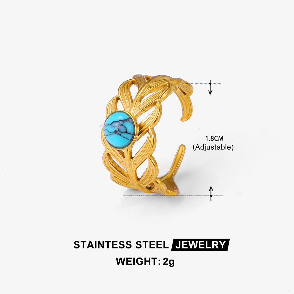 Stainless Steel Stacking Luxury Ring