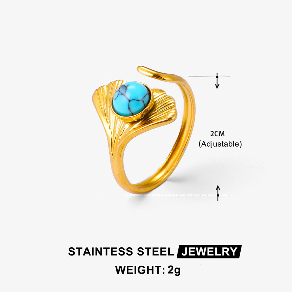 Stainless Steel Stacking Luxury Ring