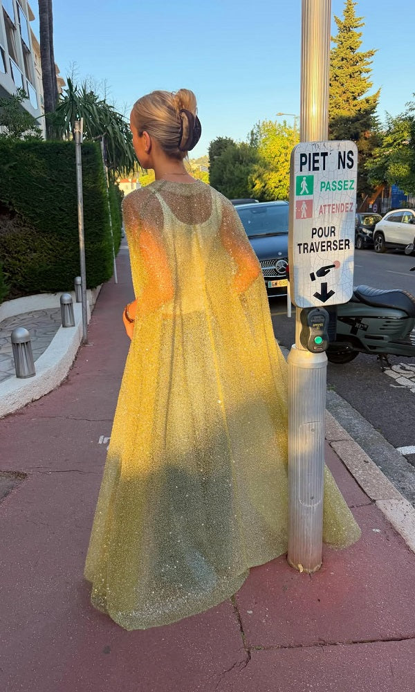 Sequin Casual Caftan