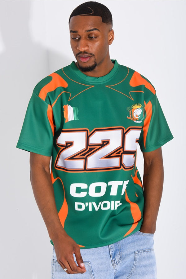 "225 COTE D'IVOIRE" T-shirt