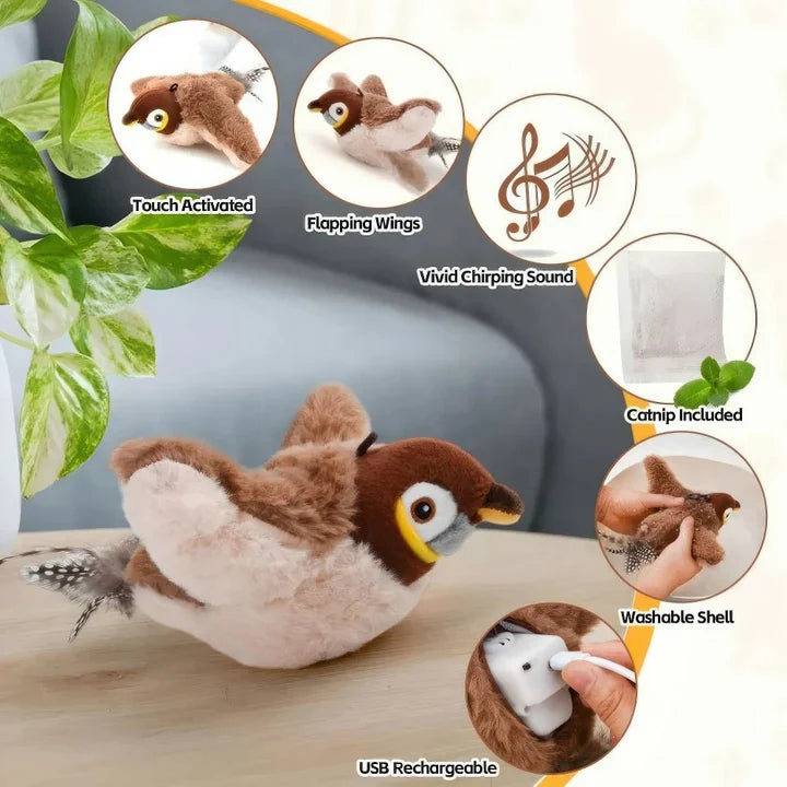 Simulation Flappy Bird Cat Hunting Toy