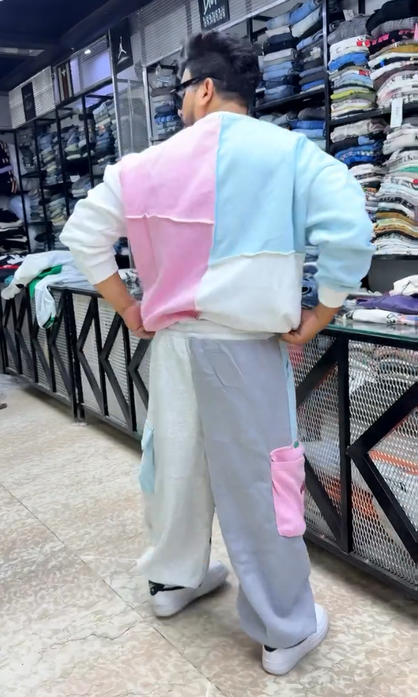 Pocket Graffiti Casual Two-piece Suit