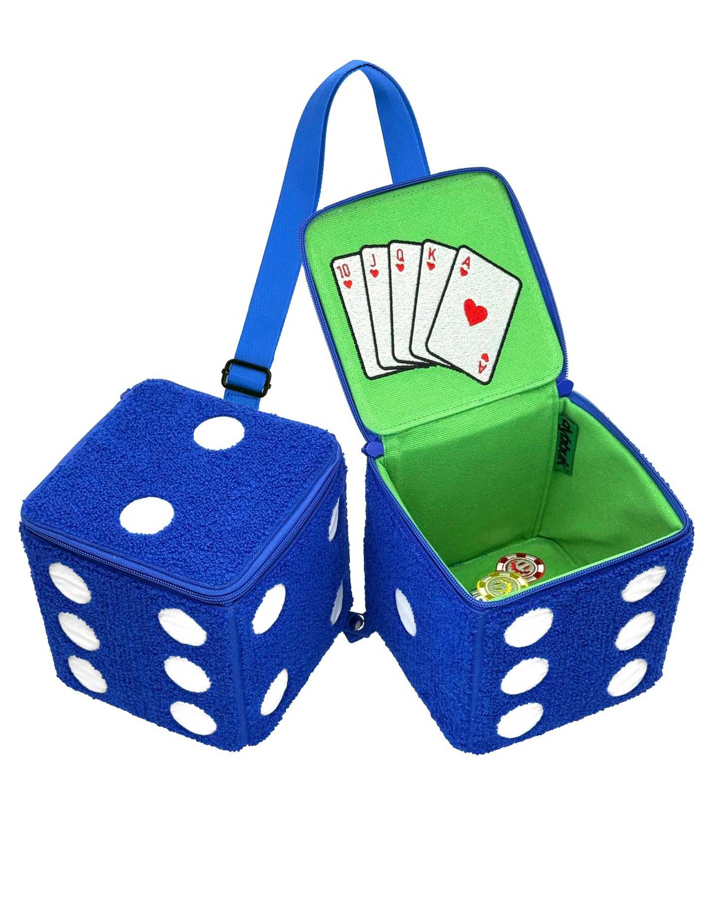 Trendy Gold Coin Dice Bag