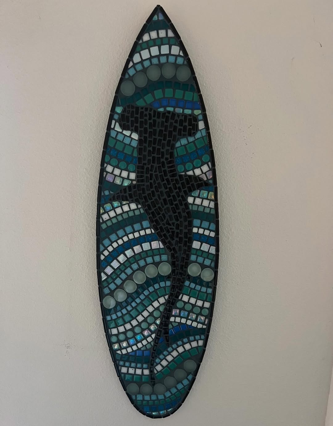 Mosaic Hammerhead Shark Wall Art