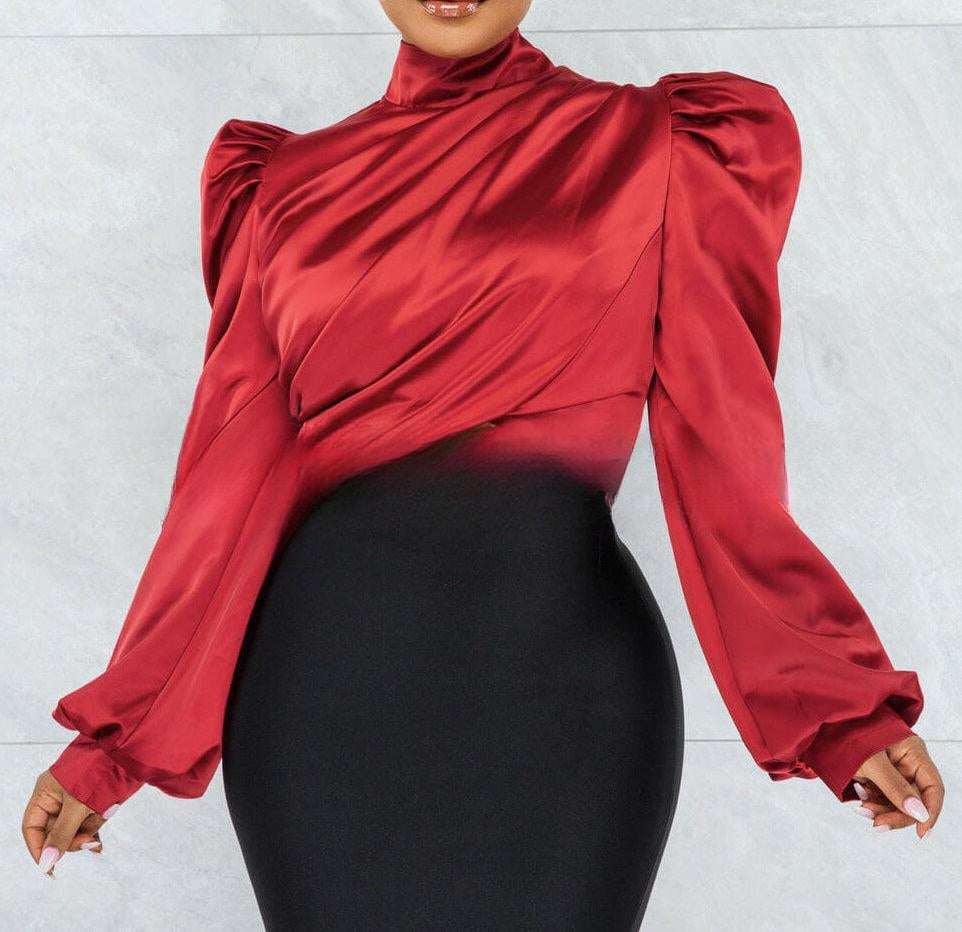 She Ready Puff Blouse