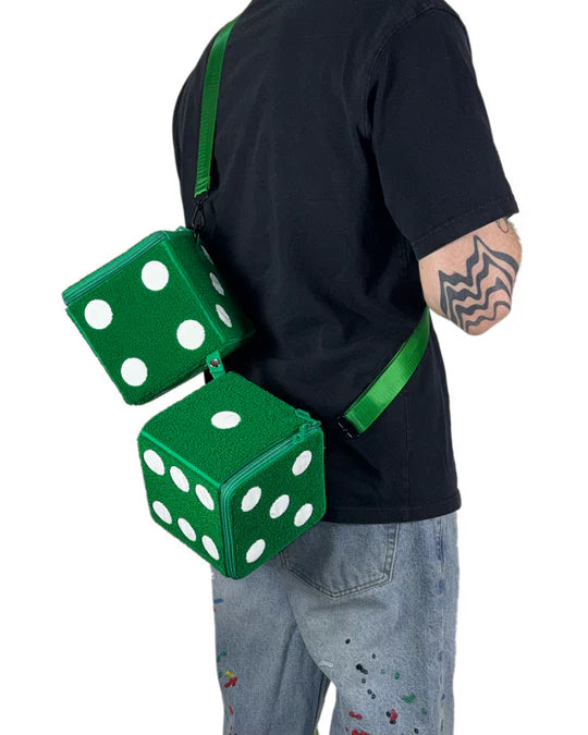 Trendy Gold Coin Dice Bag