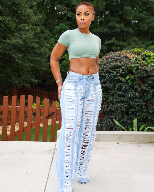 Casual Ripped Jeans
