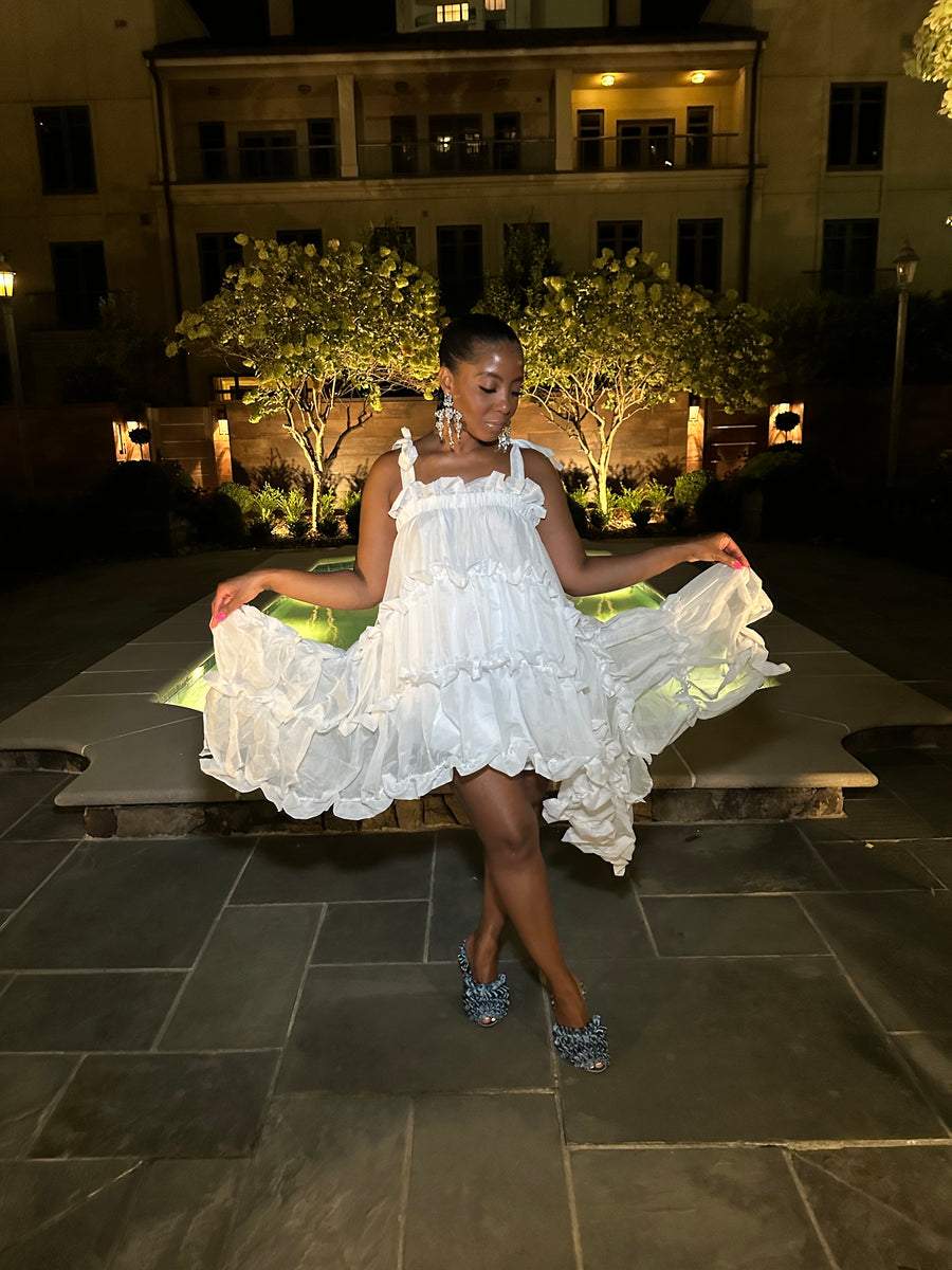 Ruffle baby doll dress