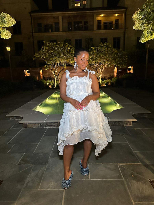 Ruffle baby doll dress