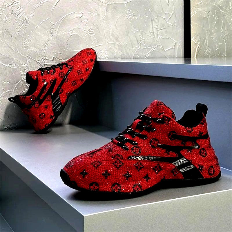 Couples' Trendy Rhinestone Casual Shoes
