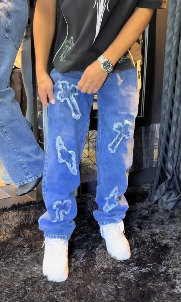 Men's Retro Casual Baggy Jeans